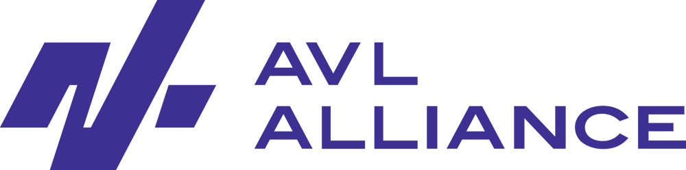AVL Alliance Logomark Horizontal Grape@2000